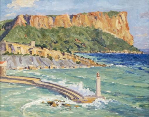 Venden pinturas realizadas por Winston Churchill - churchill-cuadro