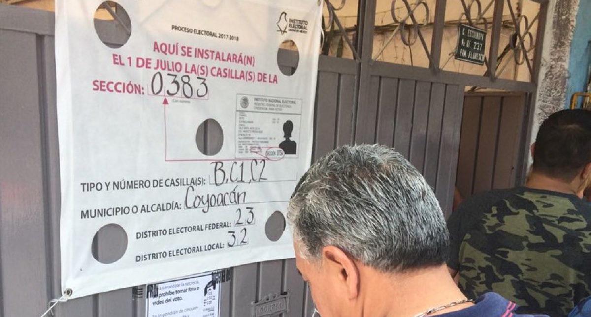 Cierran casilla en Coyoacán por conato de pleito