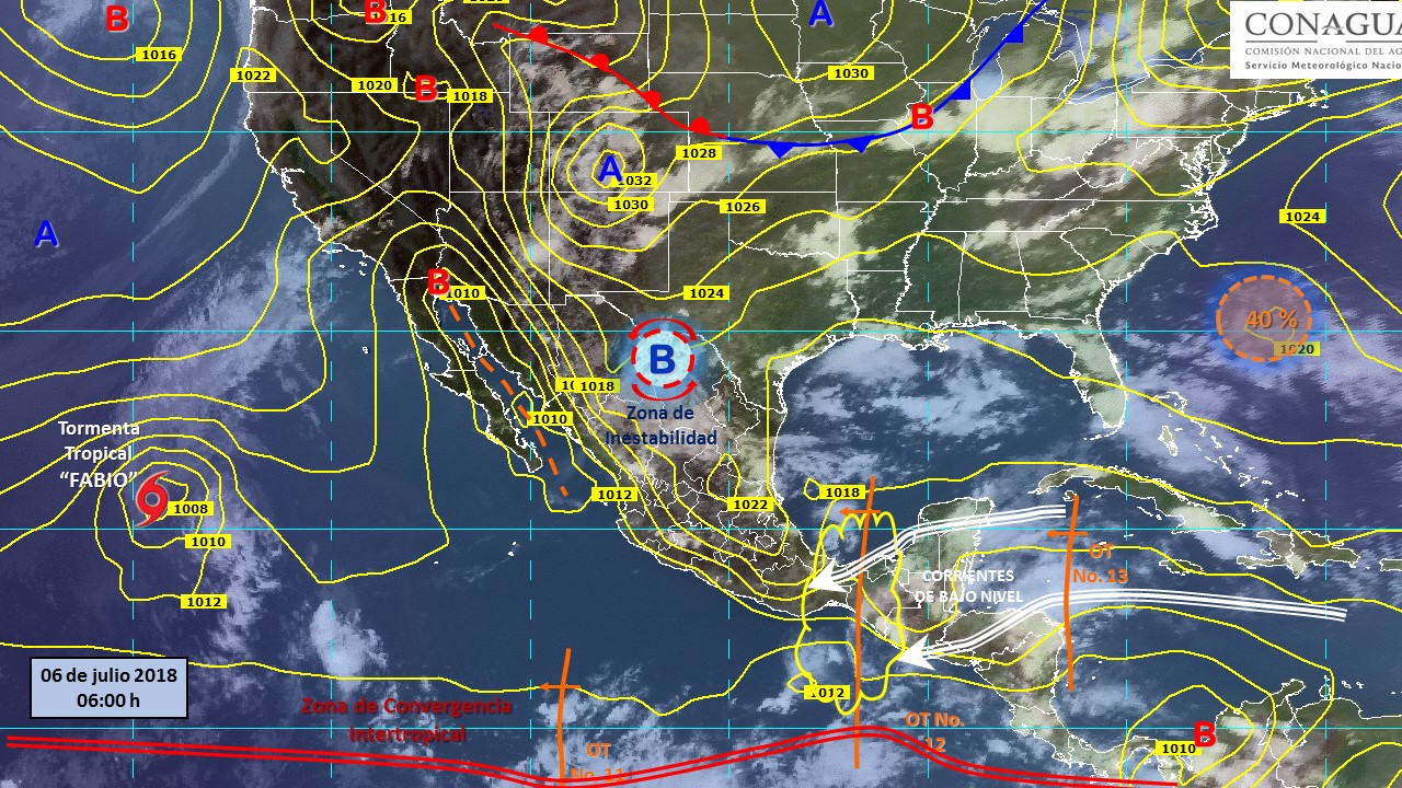 Prevén lluvias en 20 estados del país - clima-6-jul
