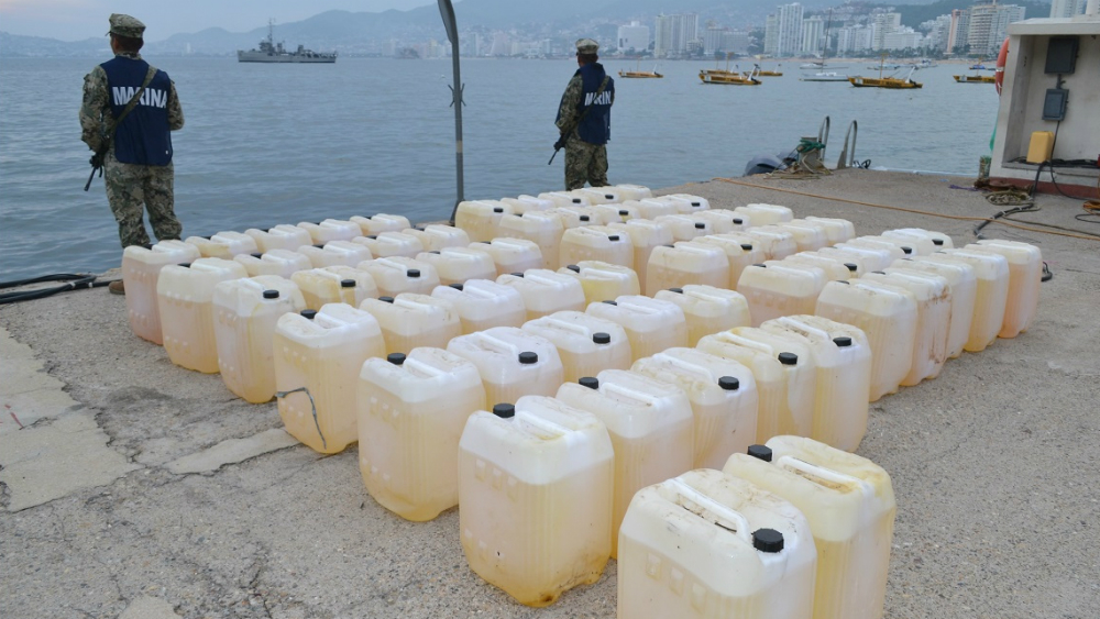 SEMAR asegura 250 kilos de presunta cocaína frente a costas de Acapulco - cocaina-combustible-semar-acapulco-3
