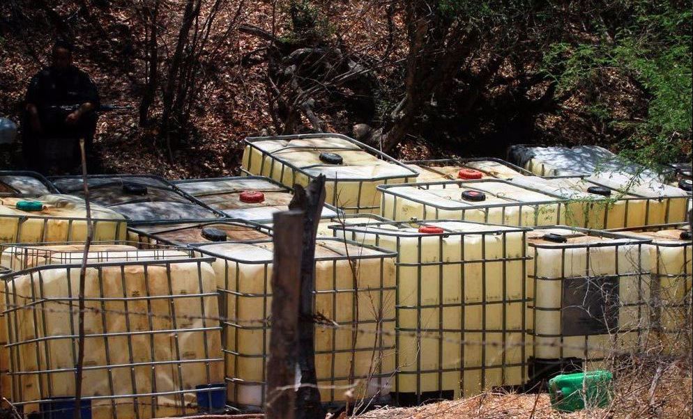 PGR asegura 3 mil litros de combustible robado en Pachuca