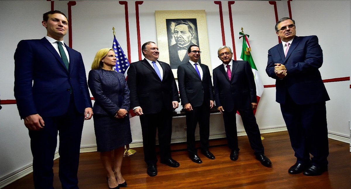 #Video AMLO entregó propuesta de agenda bilateral a comitiva de EE.UU. - comitiva-eu-amlo