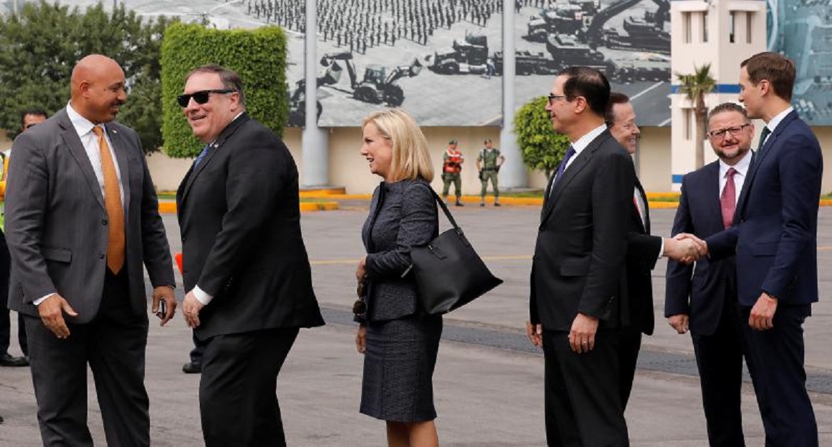 Refuerzan seguridad en la Roma por reunión AMLO-Pompeo - comitiva-eu-mexico