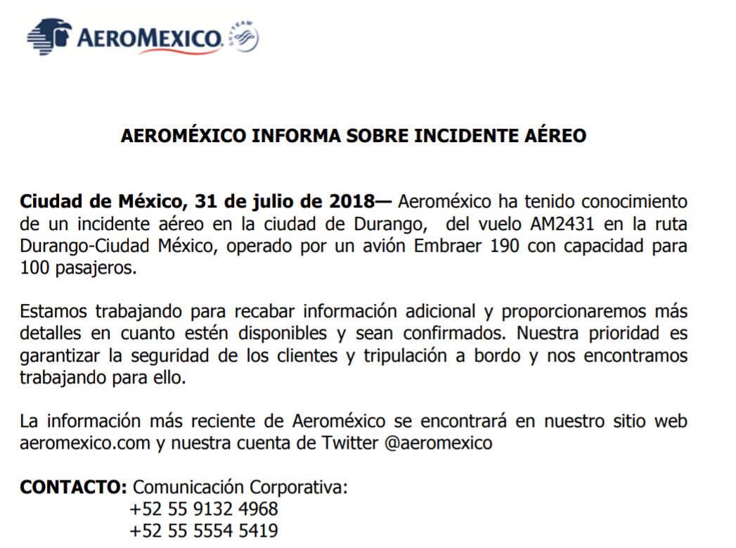 Rescatados los 99 pasajeros y 4 tripulantes. 98 son atendidos en hospitales - comunicado