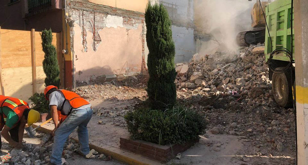 Demuelen en la Ciudad de México inmueble número 57 afectado por sismo - demuelen-en-la-ciudad-de-mexico-inmueble-no-57-afectado-por-sismo