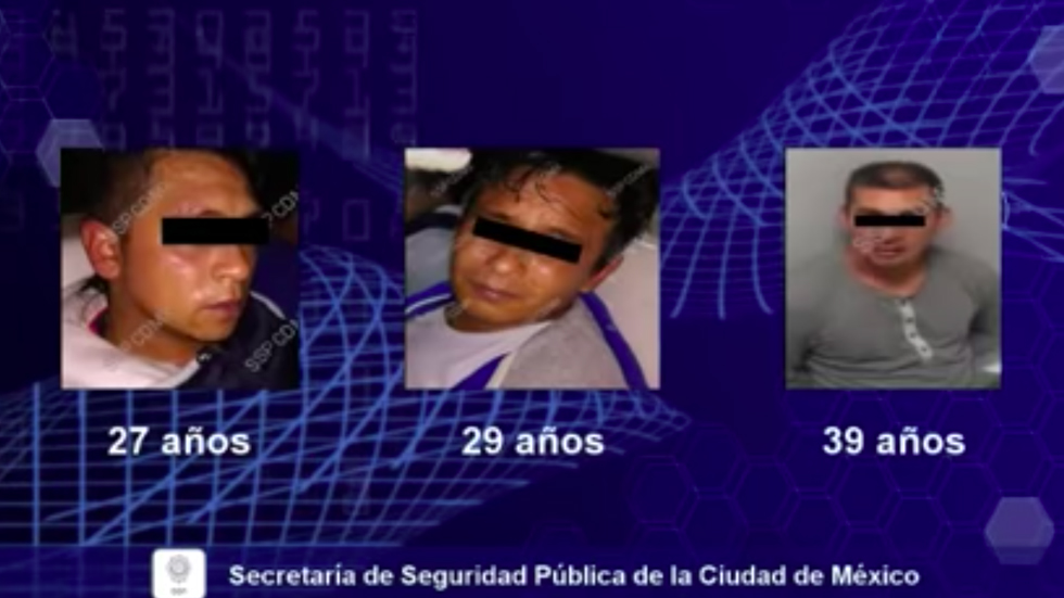 Detienen a tres que asaltaron a comensales en Coyoacán