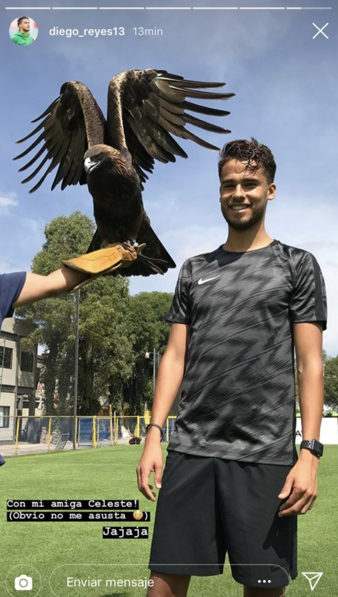 Diego Reyes se entrena en el Club América - diego-reyes-ig-america-2