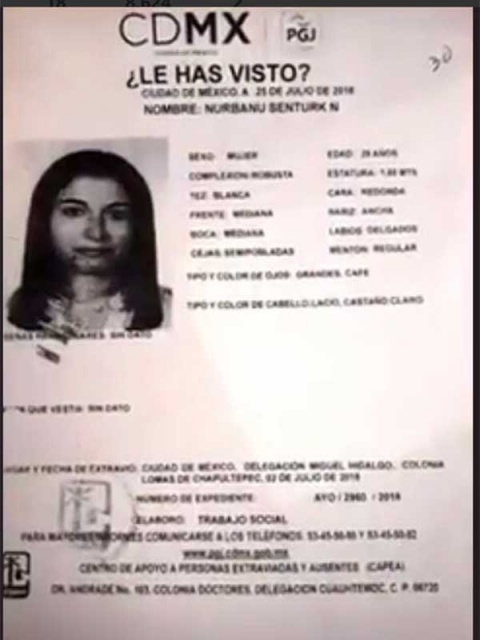 Segunda secretaria turca suma 25 días desaparecida - diplomatica-turca-segunda-secretaria-2