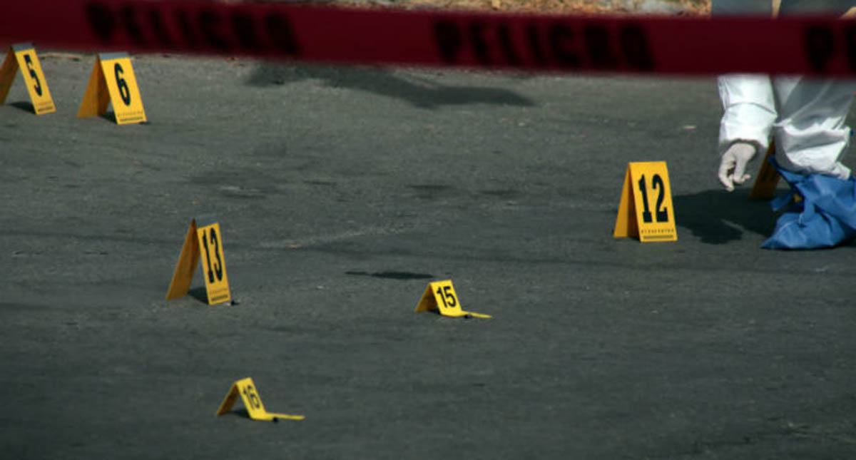 Jornada violenta deja 14 muertos en Ciudad Juárez - disparos-casquillos-percutidos