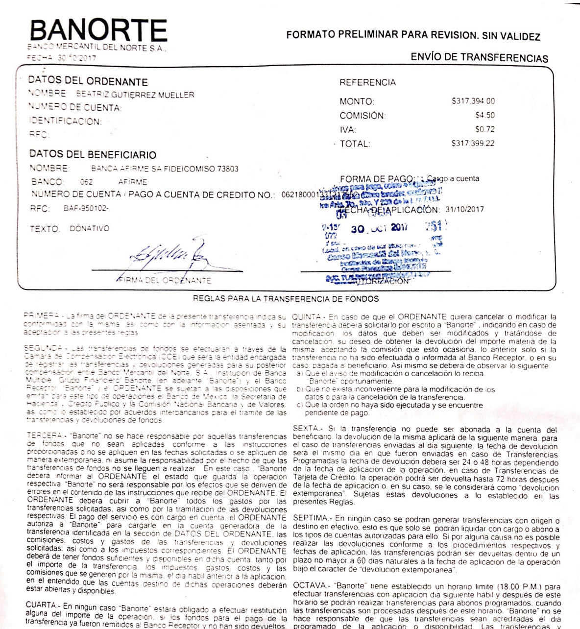 AMLO reveló depósitos a fideicomiso - donaciones-amlo-fideicomiso