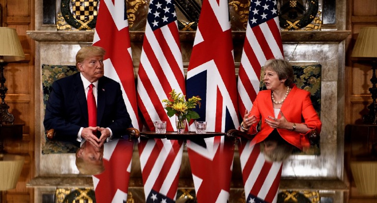 Trump presume "sólida" relación con May tras criticarla por Brexit - donald-trump-y-theresa-may