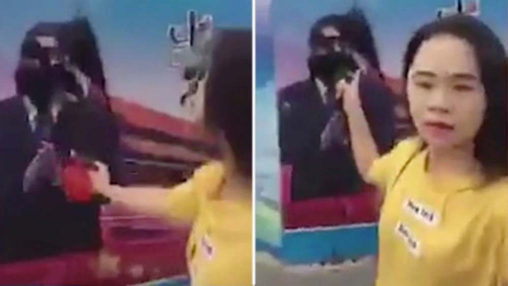 Mujer desaparece en China tras aventar tinta a imagen del presidente Xi Jinping