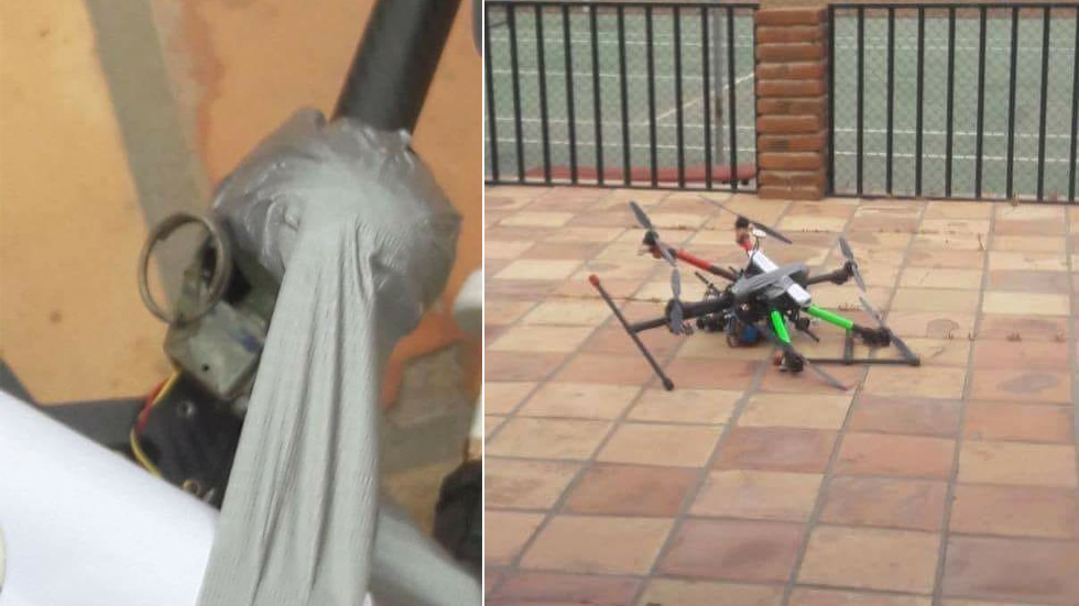 Cae dron con granadas en casa de secretario de Seguridad de BC