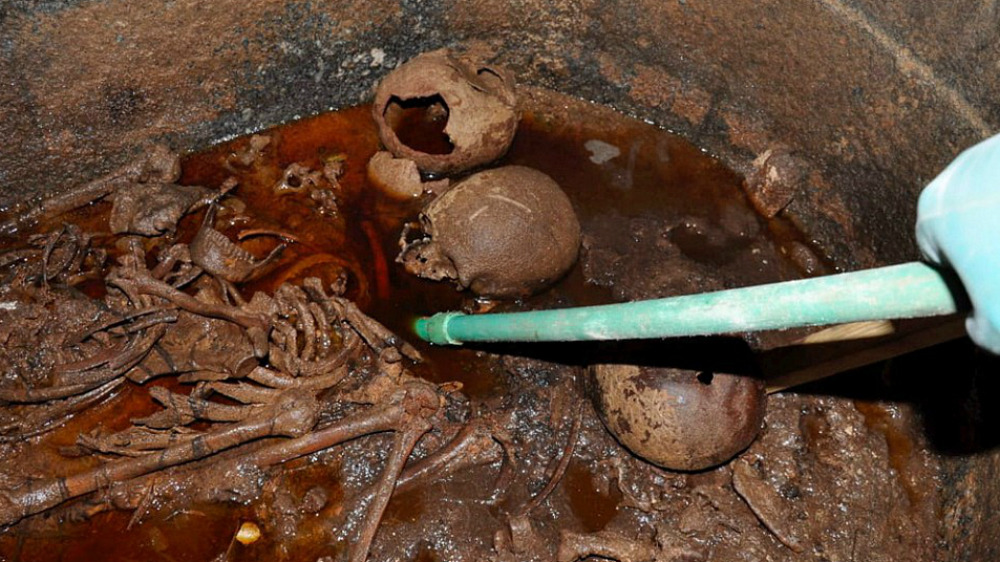 Hallan tres esqueletos en misterioso sarcófago hallado en Alejandría - egipto-alejandria-sarcofago