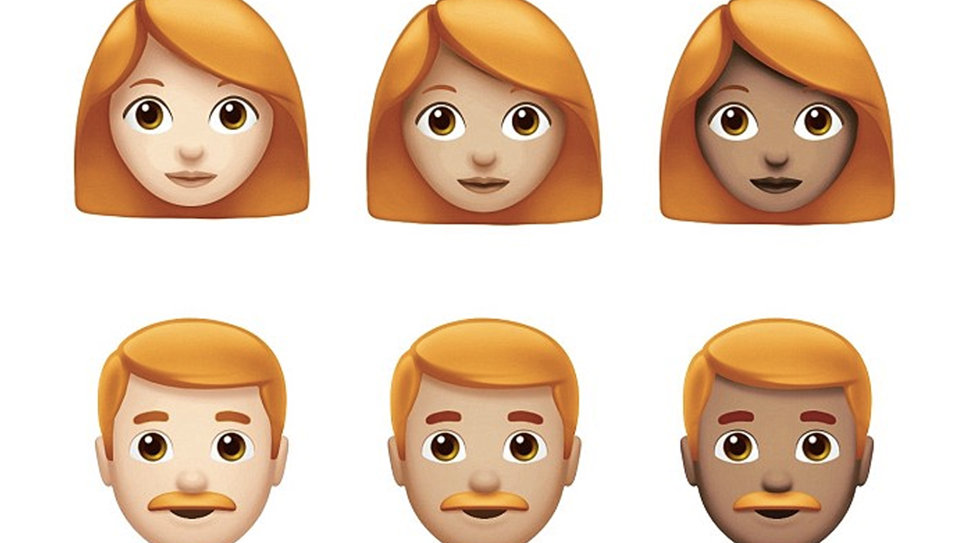Habrá emojis pelirrojos en iOS
