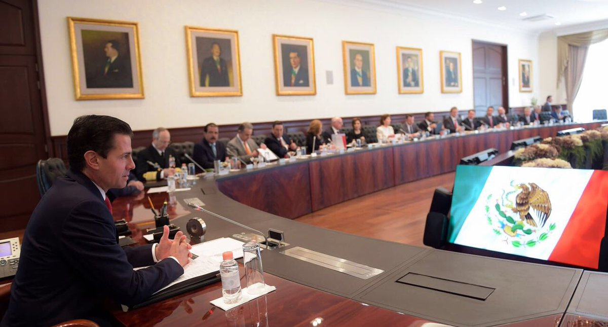 México entre los países con menor visión de futuro - epn-reunion-gabinete-enrique-pena-nieto