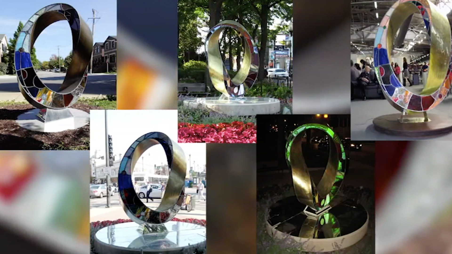 Roban escultura de 135 kilos en Chicago - escultura