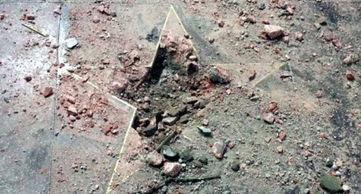 Destruyen estrella de Donald Trump en el Paseo de la Fama