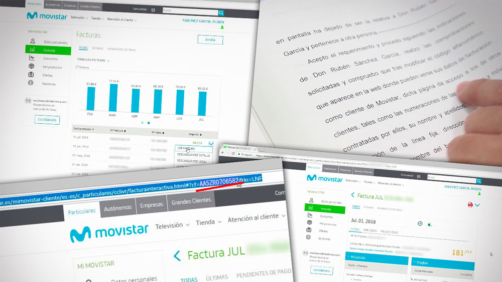 Denuncian falla de seguridad en página web de Movistar