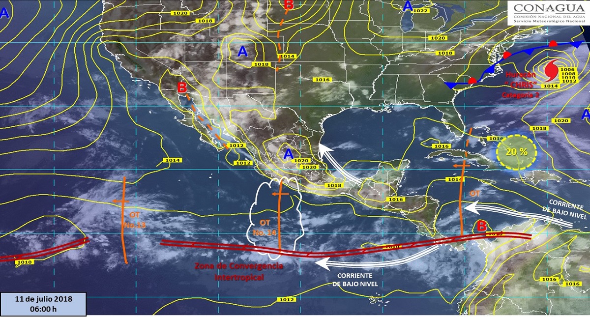 Pronostican fuertes lluvias y hasta torbellinos en el país - fenomenos-del-clima-mexico