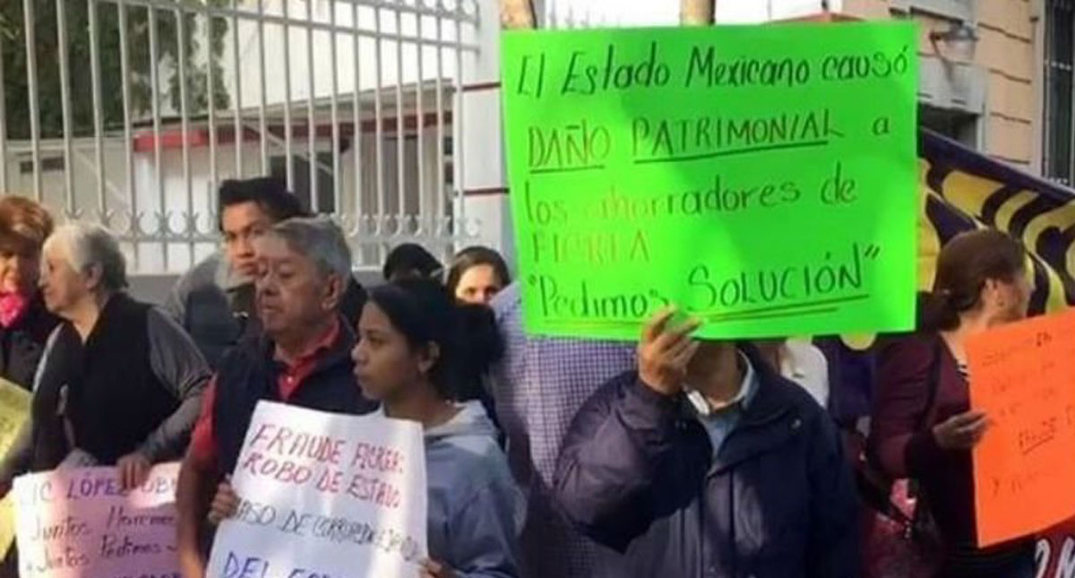 Víctimas del caso Ficrea piden ayuda a AMLO Víctimas del caso Ficrea piden ayuda a AMLO