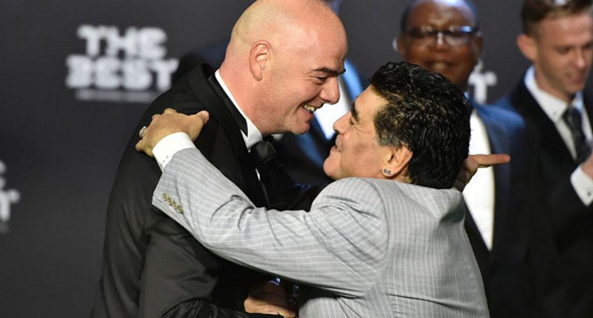 FIFA responde a declaraciones de Maradona