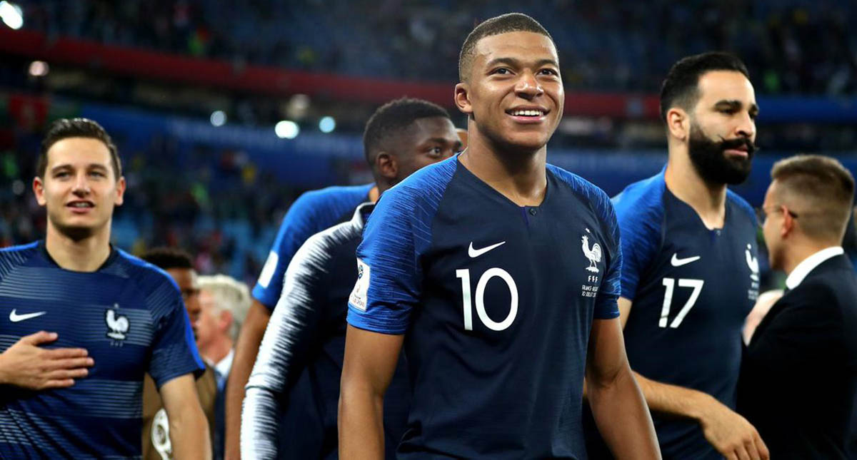 Francia tiene la selección más joven en ganar un Mundial de Futbol