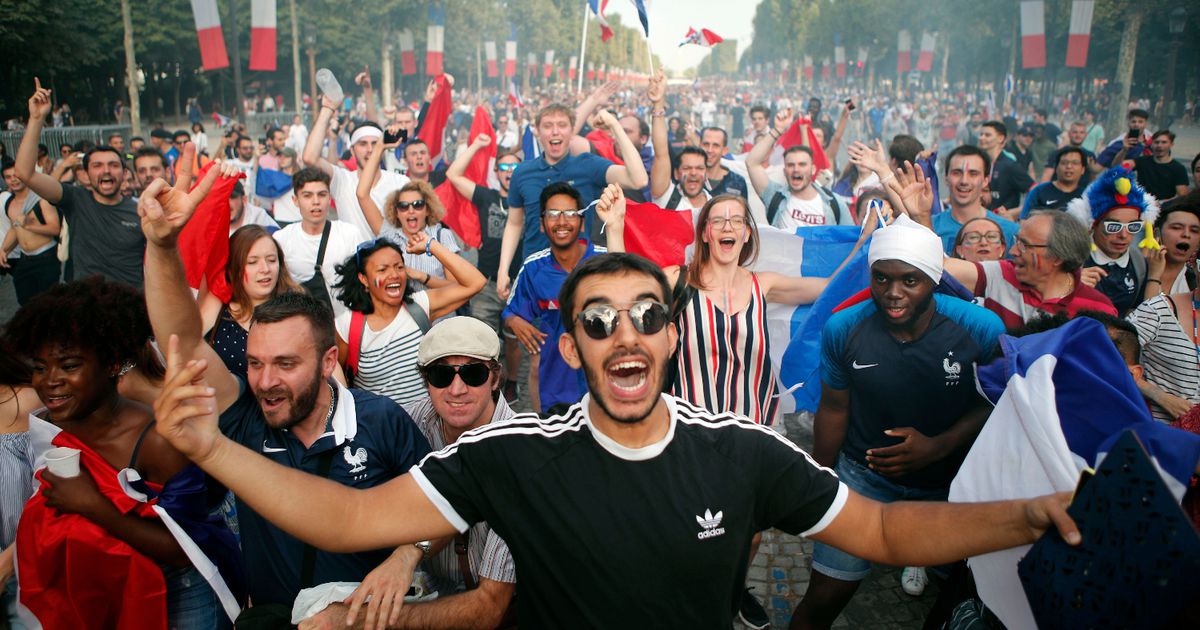 Así celebran los franceses la Copa del Mundo - franciaint2