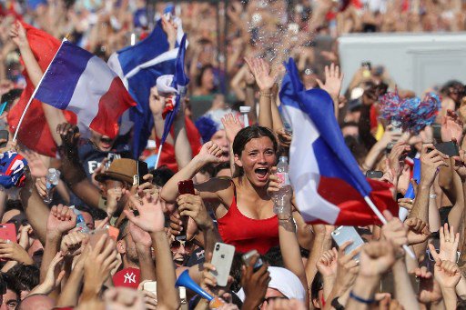 Así celebran los franceses la Copa del Mundo - franciaint5