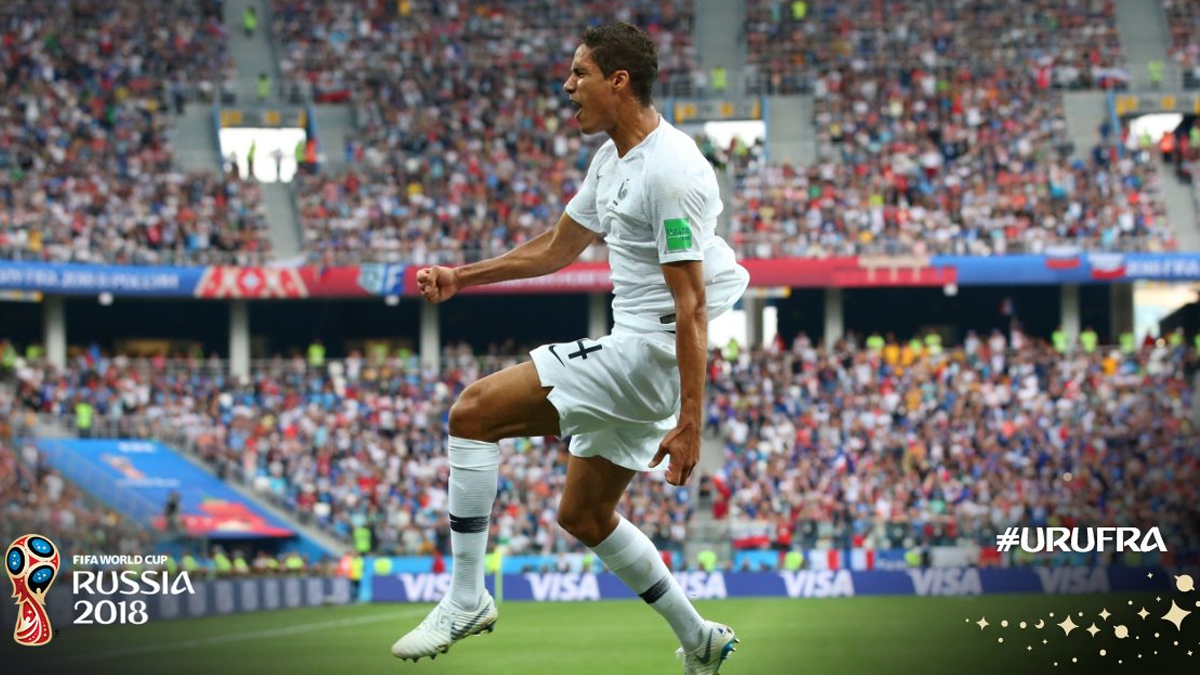 Francia elimina a Uruguay - gol-varane-francia-uruguay