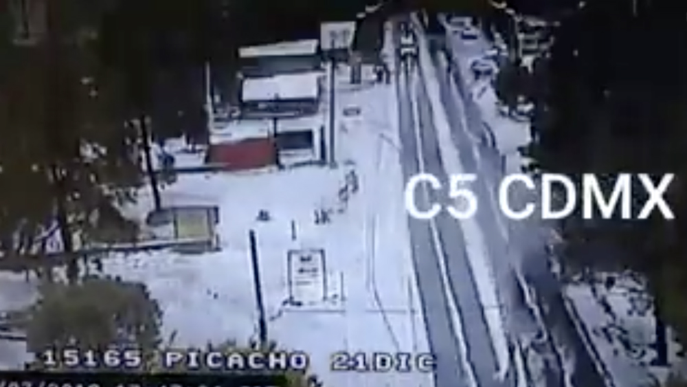 Cae granizo en Tlalpan; llueve en al menos 10 delegaciones