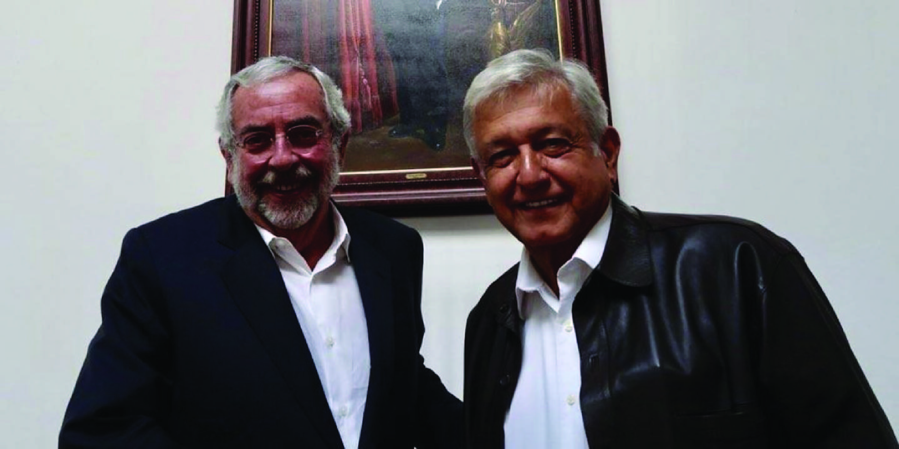 AMLO se reúne con Enrique Graue en casa de campaña