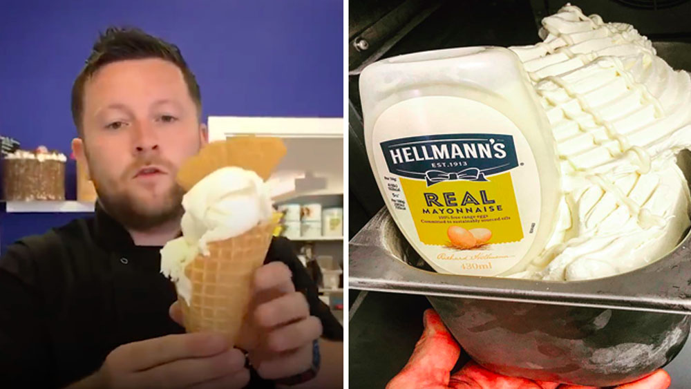 Lanzan helado de mayonesa Hellmann’s
