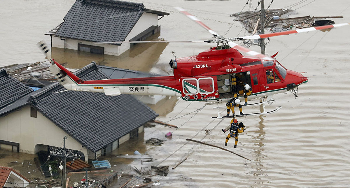 Suman 156 muertos por lluvias en Japón