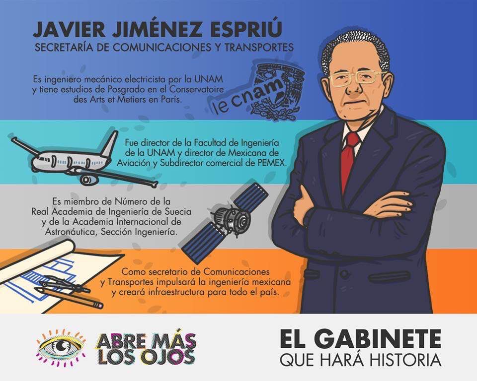 Este será el gabinete de López Obrador - javier-jimenez-espriu