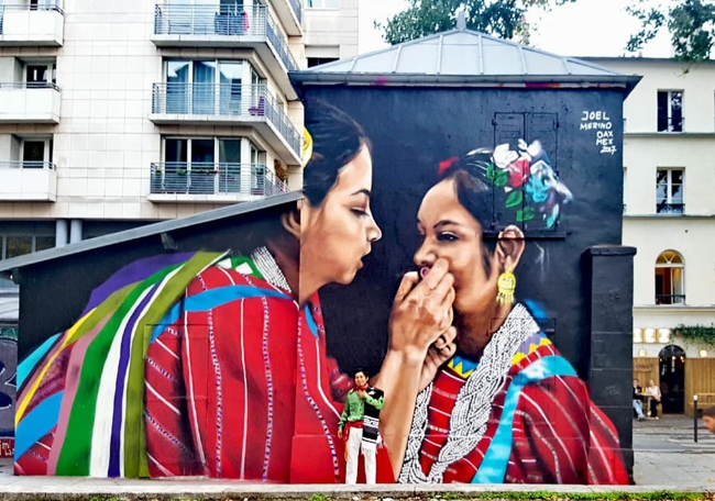 Artista triqui pintará murales en Europa - joel-merino1