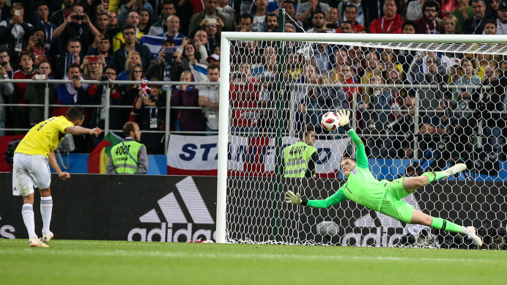 El truco que utilizó portero de Inglaterra para eliminar a Colombia - jordan-pickford-2
