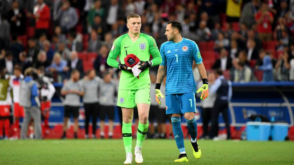 El truco que utilizó portero de Inglaterra para eliminar a Colombia - jordan-pickford-3