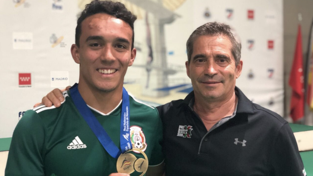 Clavadista Juan Celaya obtiene oro en trampolín tres metros en GP de Madrid