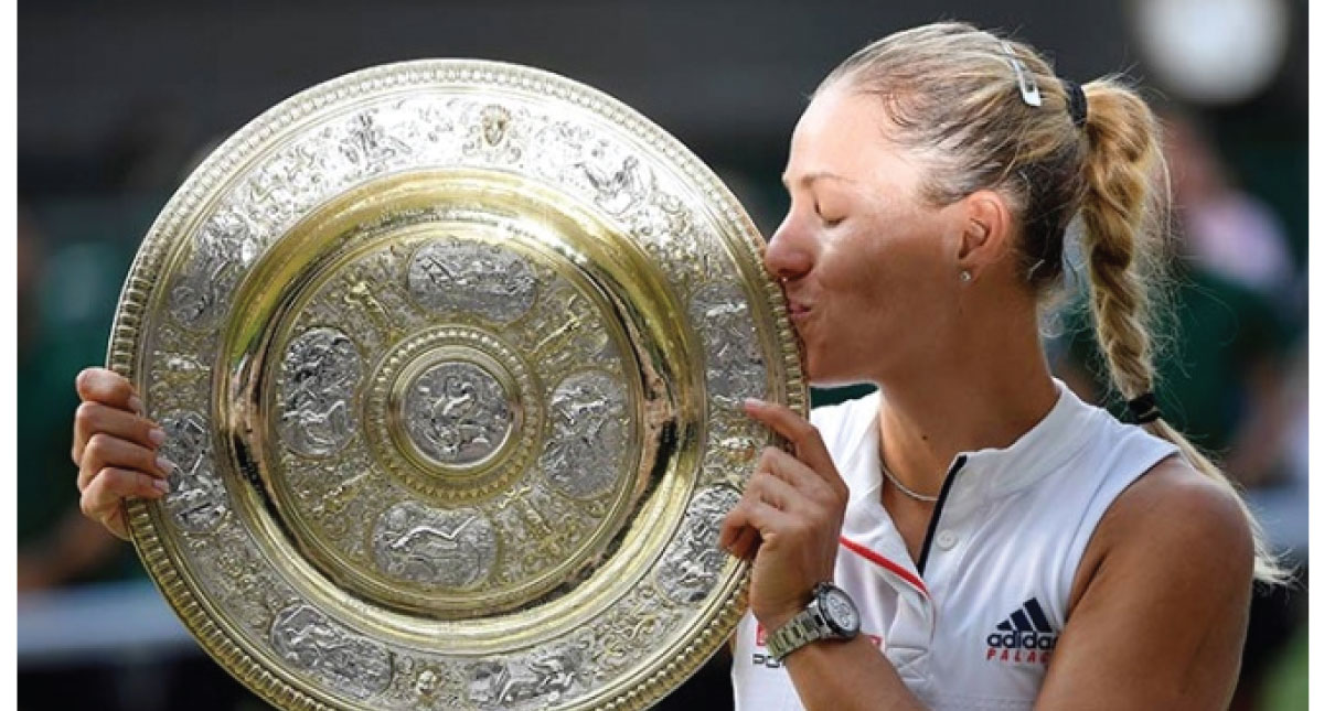 Angelique Kerber se corona en Wimbledon tras vencer a Serena Williams Angelique Kerber se corona en Wimbledon tras vencer a Serena Williams