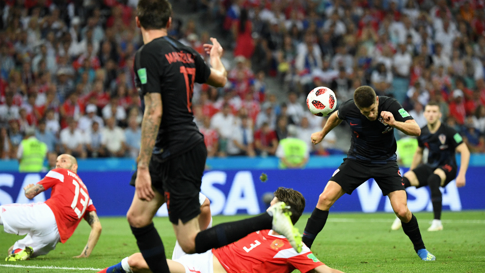 Croacia mata las ilusiones rusas y avanza a Semifinales del Mundial 2018 - kramaric-gol-rusia