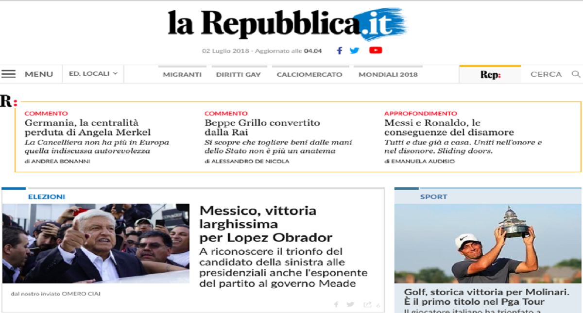 Medios internacionales se pronuncian sobre cantada victoria de AMLO - la-repubblica