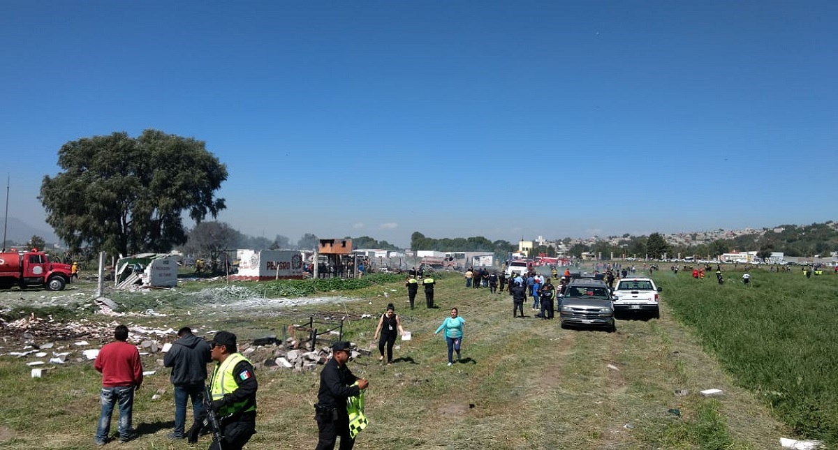 Lamenta EPN muerte de 19 personas por explosión en Tultepec