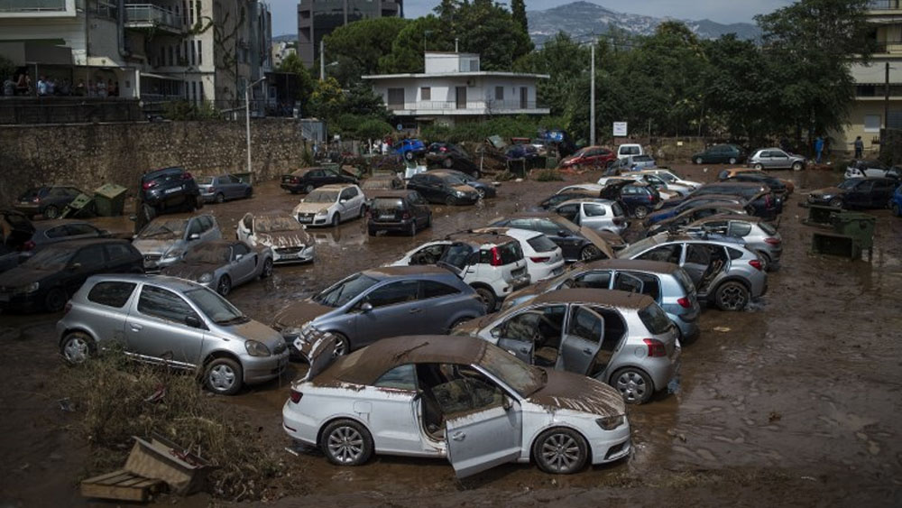 Lluvias azotan Grecia tras incendios Lluvias azotan Grecia tras incendios