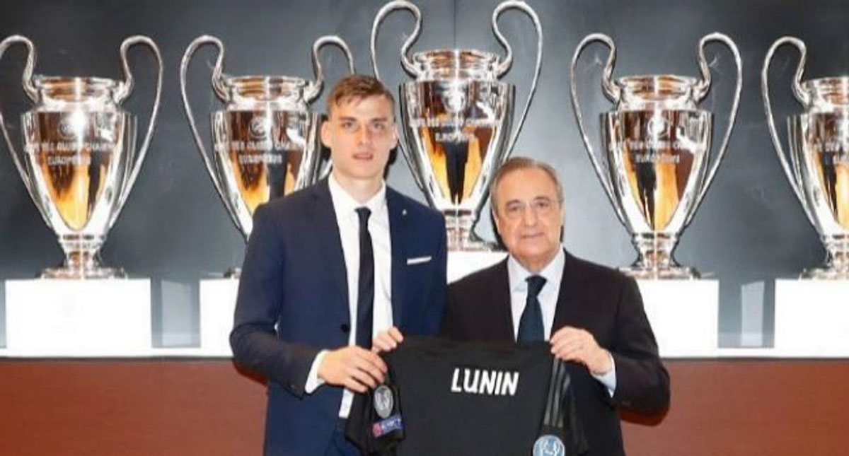 Real Madrid cede una temporada al portero Andriy Lunin al Leganés - lunind