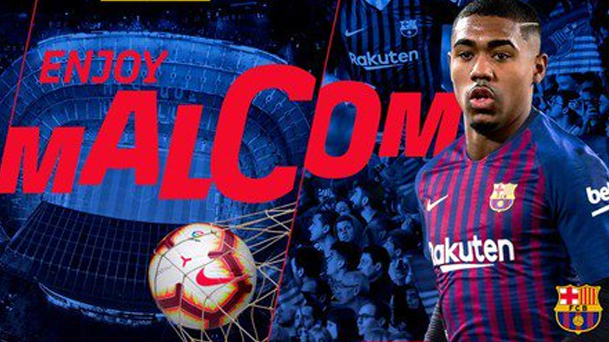 El Barcelona contrata a Malcom