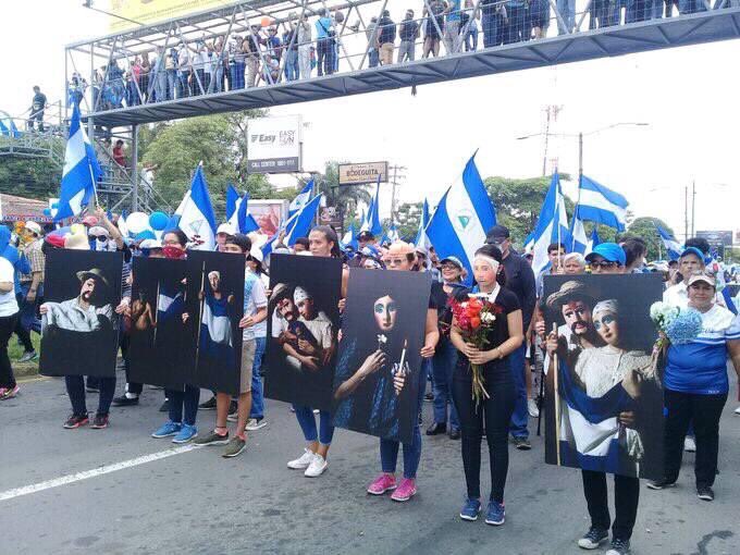 Manifestación deja un muerto y 11 heridos en Nicaragua - marcha-nicaragua