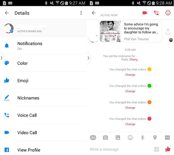 ¿Cómo apodar a tus amigos en Facebook Messenger? - messengerapodosint