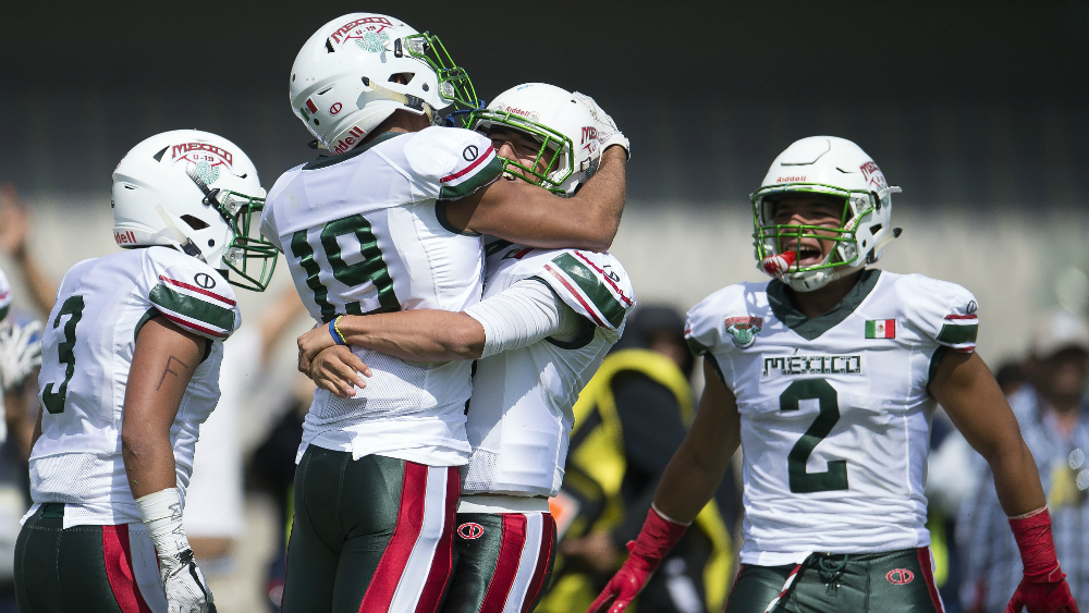 Aplasta México a EE.UU. y avanza a final del Mundial Sub-19 de futbol americano