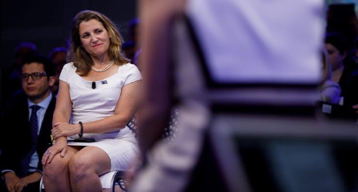 Chrystia Freeland se reunirá con EPN y López Obrador